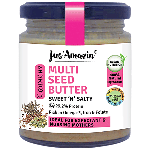 Buy Jus Amazin Multi Seed Butter Crunchy, Sweet 'N' Salty Online at