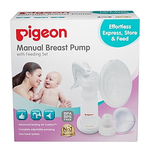Pigeon Baby Manual Breast Pump With Feeding Set, 200 ml  