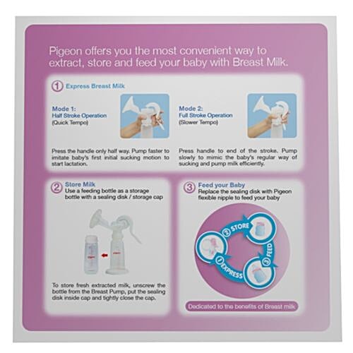 Pigeon Baby Manual Breast Pump With Feeding Set, 200 ml  