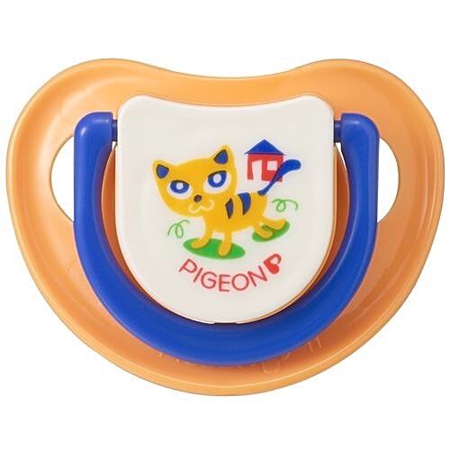 Pigeon Baby Baby Silicone Pacifier Step - Cat, 5-8 Months, 1 pc  