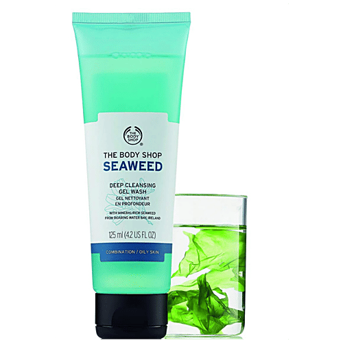 The Body Shop Deep Cleansing Seaweed Face Wash, 125 ml