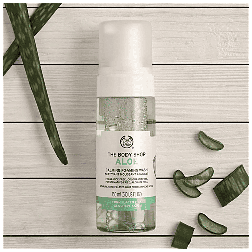 Buy The Body Shop Aloe Calming Foaming Face Wash Online at Best Price