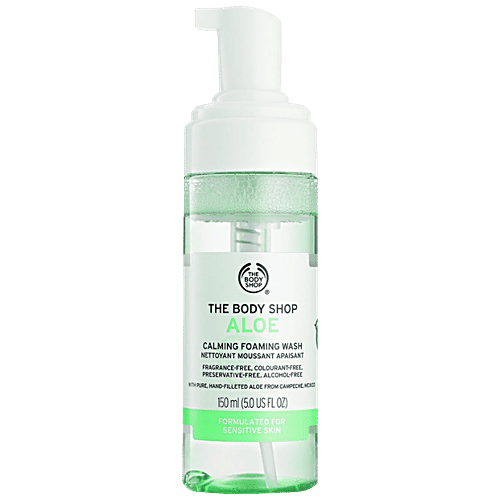 Buy The Body Shop Aloe Calming Foaming Face Wash Online at Best Price