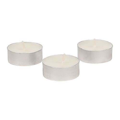 DP Candle Wax Decorative Tea Lights - White, Bb-1254, 50 pcs  