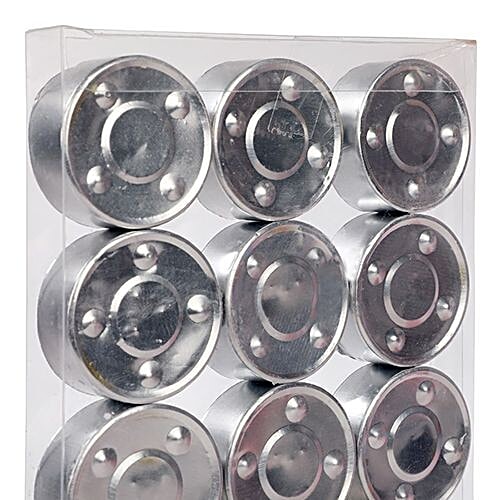 DP Candle Wax Decorative Tea Lights - Jasmine Scented, Bb-1261, White, 18 pcs  
