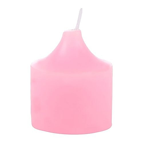 DP Decorative Wax Candles Scented - Pink, BB-1263- Rose, 8 pcs  