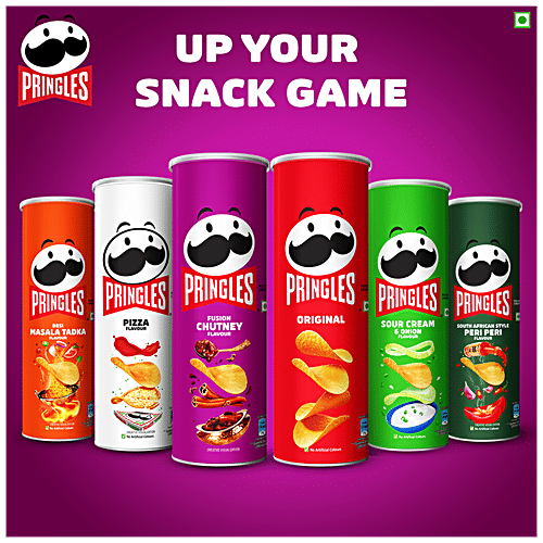 Buy Pringles Potato Chips Fusion Chutney Flavoured, Crunchy, Crispy Online at Best Price of Rs
