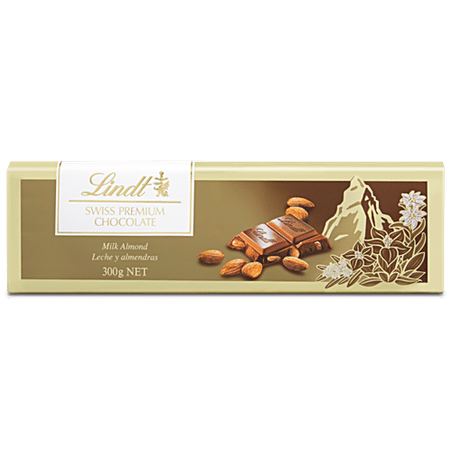Buy Lindt Swiss Premium Chocolate Milk Almond Online at Best Price bigbasket