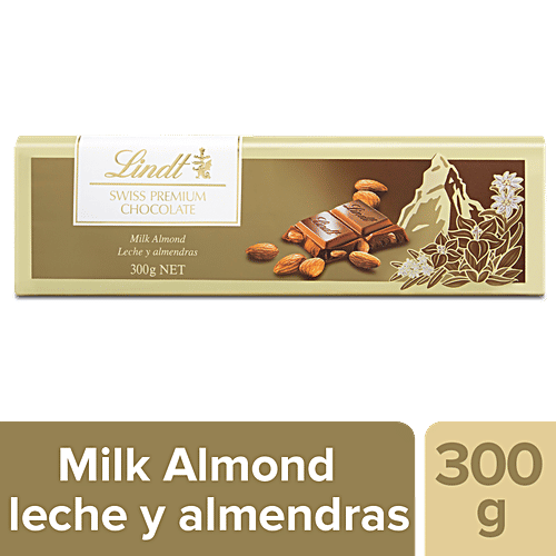Lindt Swiss Premium Chocolate - Milk Almond, 300 g  