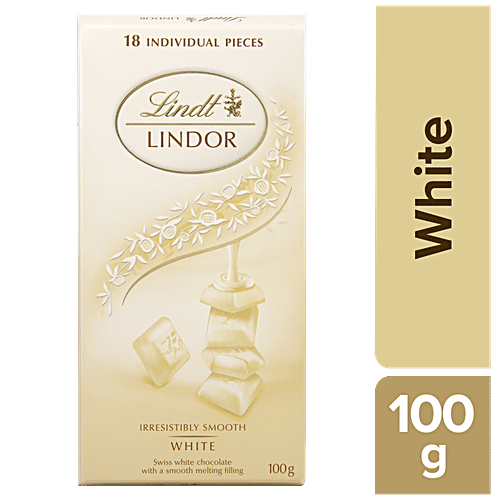 Lindt Lindor Singles - White, 100 g  Irresistibly Smooth