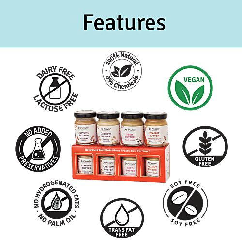 Buy Jus Amazin Assorted Nut & Seed Butters Online at Best Price of Rs