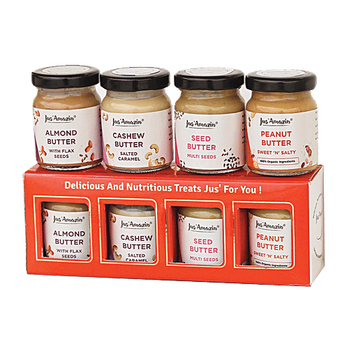 Buy Jus Amazin Assorted Nut & Seed Butters Online at Best Price of Rs
