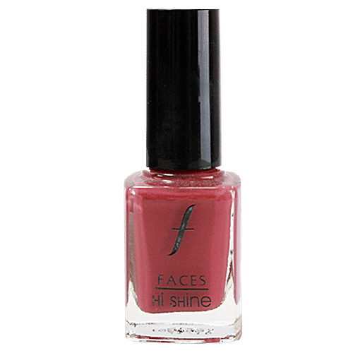 Faces Canada Hi Shine Nail Enamel - Long-Lasting, Highly Pigmented, 9 ml Love Thy Pink 39 Chip Resistant