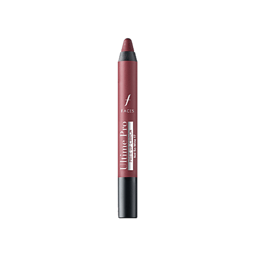 Faces Ultime Pro Lip Crayon Matte With Free Sharpener, 2.8 g Not So Wine 17 