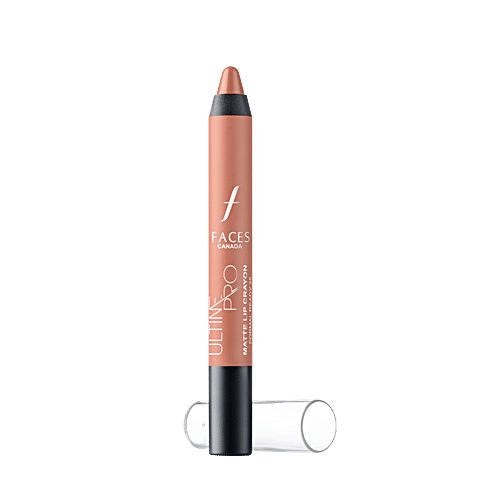 Faces Canada Ultime Pro Matte Lip Crayon - Highly Pigmented, Creamy Texture, 2.8 g Formal Ready 25 
