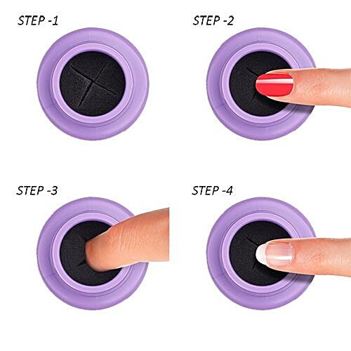 Faces Canada InstaRemove Dip & Twist Nail Enamel Remover - Vitamin E, Olive Oil & Aloe Vera, 80 ml Acetone-Free Formula