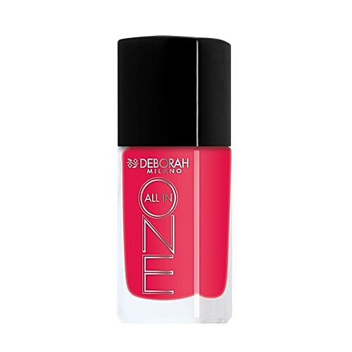 Deborah All-In-One Nail Enamel, 9.5 ml 4 Red Fuchsia 