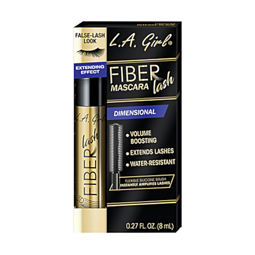 LA girl Fiber Lash Mascara - Black, 8 ml  