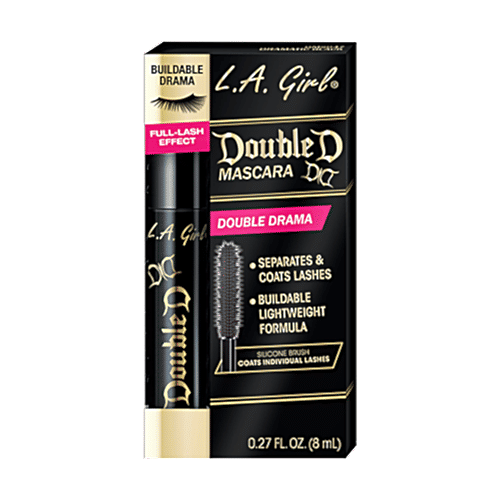 LA girl Double D Mascara - Black, 8 ml  