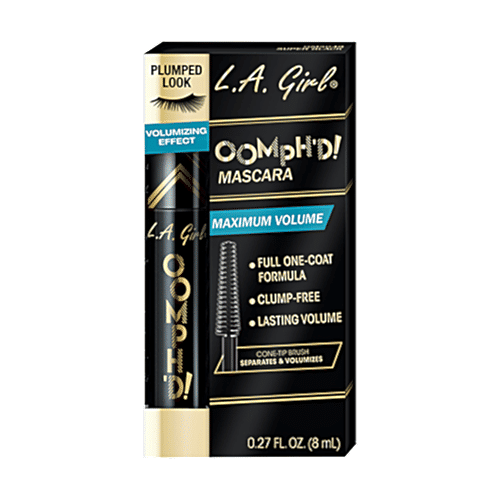 LA girl Oomphd Mascara - Black, 8 ml  