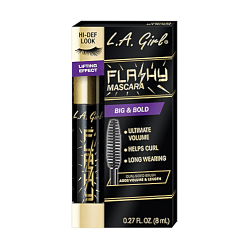 LA girl Flashy Mascara - Black, 8 ml  