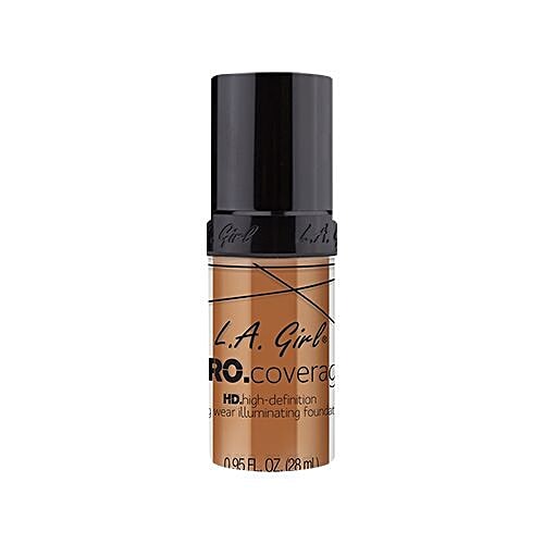 LA girl PRO Coverage HD Foundation, 28 ml Warm Caramel 