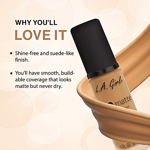 LA girl HD PRO Matte Foundation, 30 ml Light Tan 