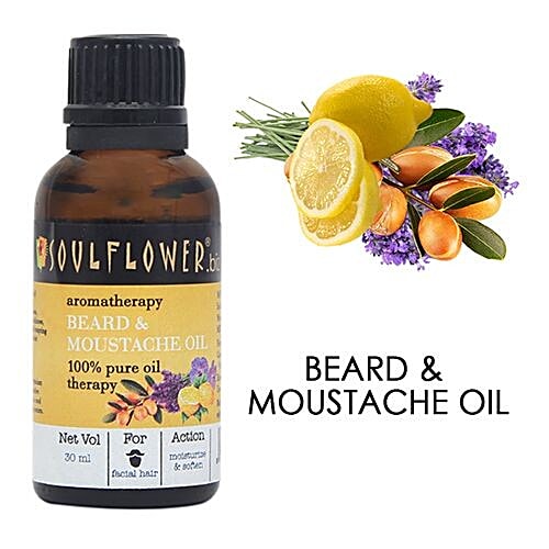 Buy Soulflower Beard & Moustache Oil Online at Best Price of Rs 337.50