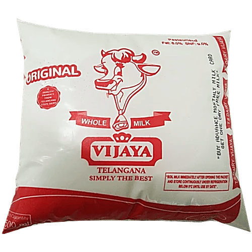 Buy Vijaya Whole Milk Online at Best Price of Rs null bigbasket
