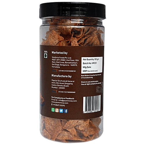 Graminway Healthy Ragi Chips, 100 g  No Sugar