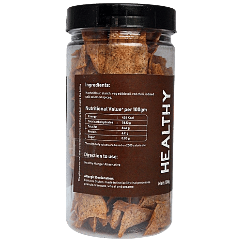 Graminway Healthy Ragi Chips, 100 g  No Sugar