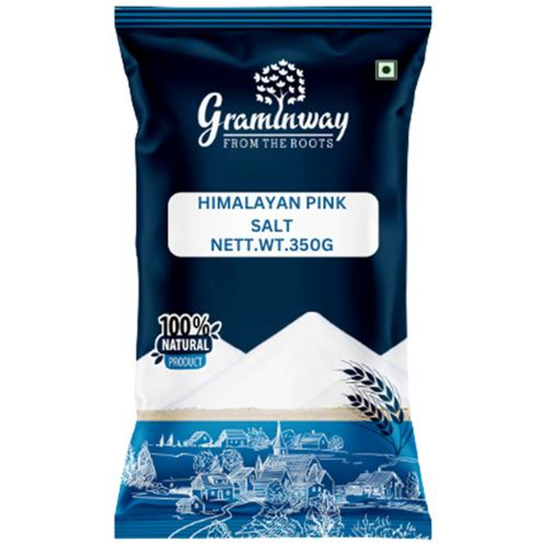 Graminway Himalayan Pink Salt, 350 g Pouch