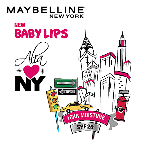 Maybelline New York Baby Lips Color - Alia Loves New York, 4 g Manhattan Mauve 