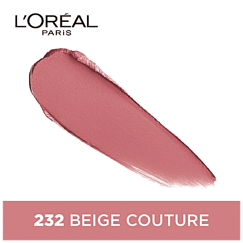 Loreal Paris Color Riche Moist Matte Lipstick, 3.7 g 232 Beige Couture 