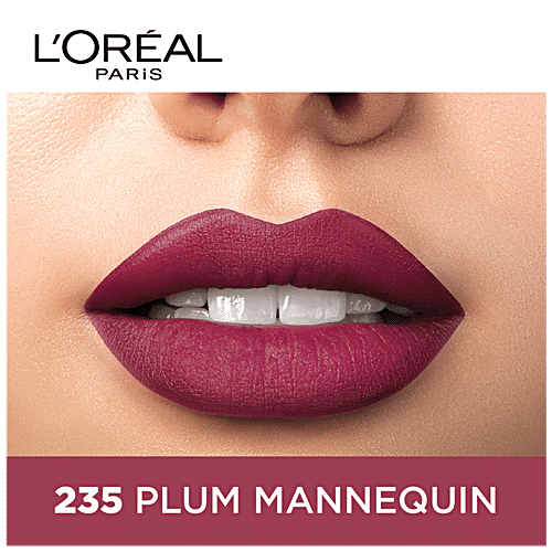 L'Oreal Paris Color Riche Moist Matte Lipstick, 3.7 g 235 Plum Mannequin