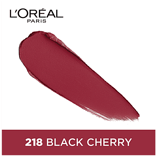 L'Oreal Paris Color Riche Moist Matte Lipstick, 3.7 g 218 Black Cherry 
