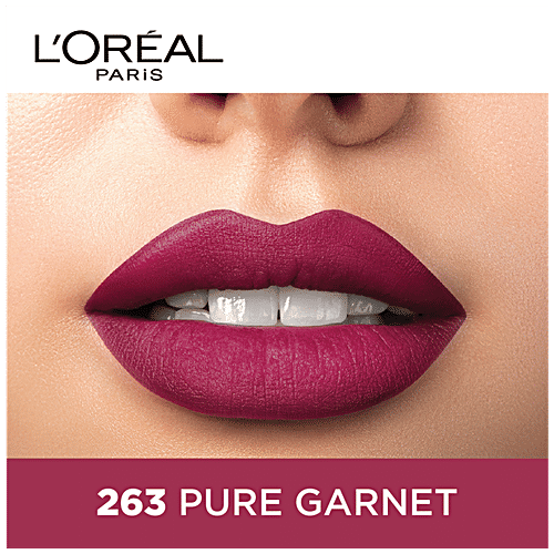 Loreal Paris Color Riche Moist Matte Lipstick, 3.7 g 263 Pure Garnet 