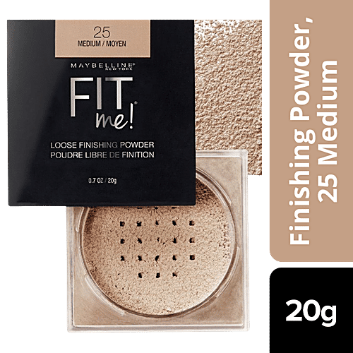 Maybelline New York Fit Me Loose Finishing Powder, 20 g 25 Medium 