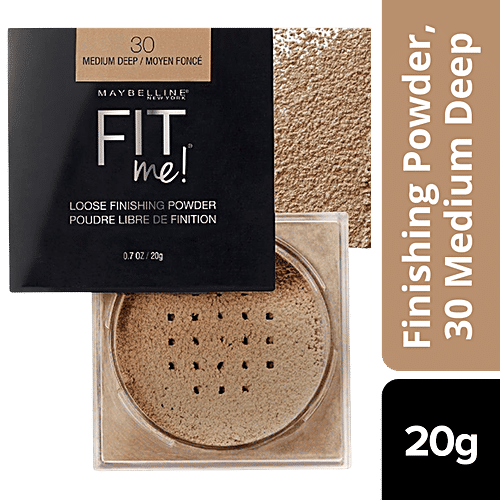 Maybelline New York Fit Me Loose Finishing Powder, 20 g 30 Medium Deep