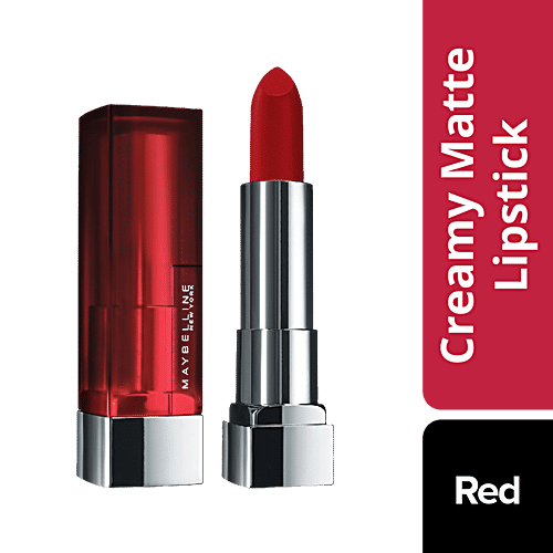 Maybelline New York Colour Sensational Creamy Matte Lipstick, 3.9 g 634 Bold Crimson 