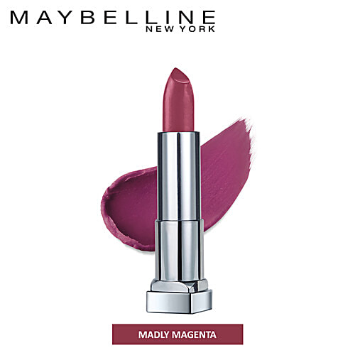 Maybelline New York Color Sensational Creamy Matte Lipstick, 3.9 g 638 Madly Magenta