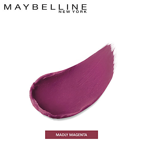 Maybelline New York Color Sensational Creamy Matte Lipstick, 3.9 g 638 Madly Magenta