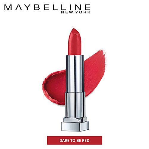 Maybelline New York Color Sensational Creamy Matte Lipstick, 3.9 g 647 Dare To Be Red