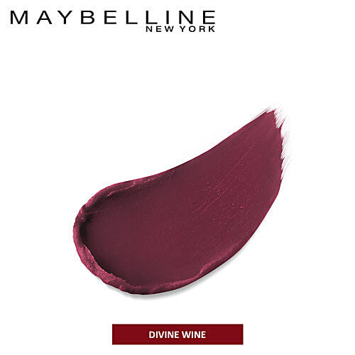 Maybelline New York Color Sensational Creamy Matte Lipstick, 3.9 g 695 Divine Wine 