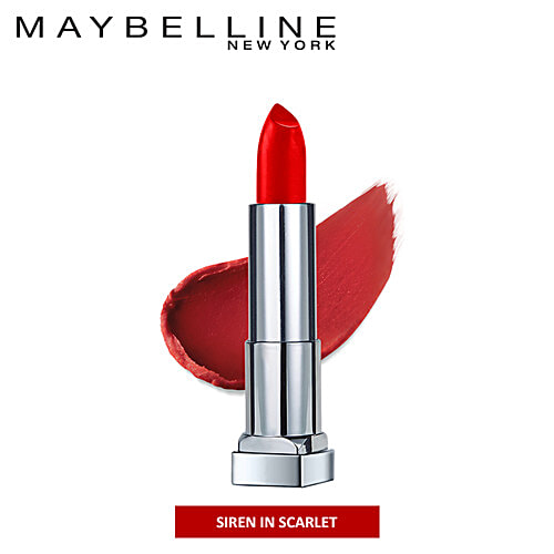 Maybelline New York Color Sensational Creamy Matte Lipstick, 3.9 g 690 Siren In Scarlet 