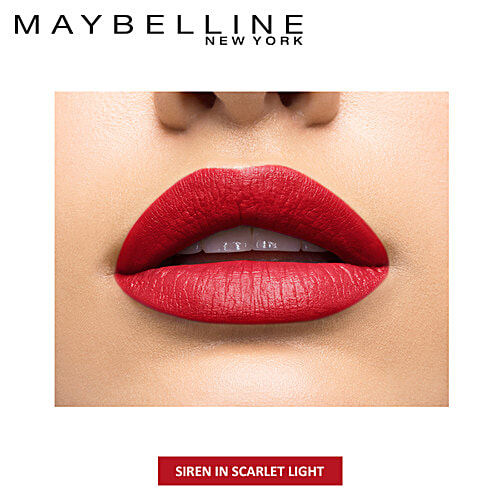 Maybelline New York Color Sensational Creamy Matte Lipstick, 3.9 g 690 Siren In Scarlet 