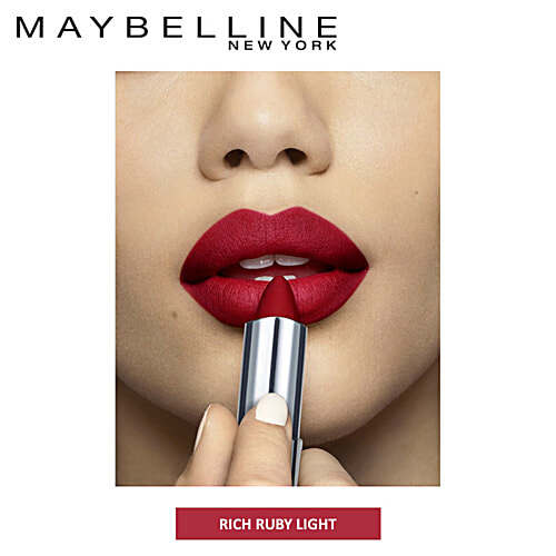 Maybelline New York Color Sensational Creamy Matte Lipstick, 3.9 g 691 Rich Ruby 