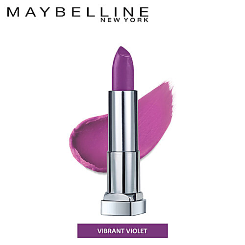 Maybelline New York Color Sensational Creamy Matte Lipstick, 3.9 g 681 Vibrant Violet 