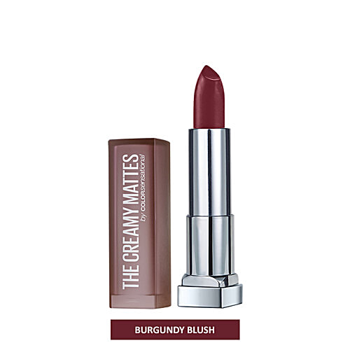 Maybelline New York Color Sensational Creamy Matte Lipstick, 3.9 g 696 Burgundy Blush 