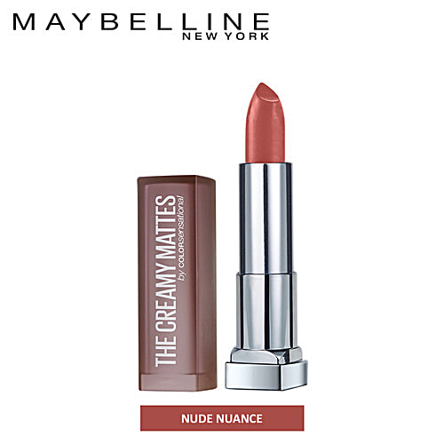 Maybelline New York Color Sensational Creamy Matte Lipstick, 3.9 g 657 Nude Nuance 